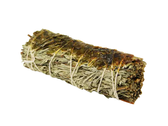 Blue Sage & Copal Resin Smoke Wand