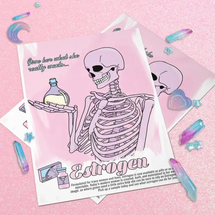 Estrogen Trans Women Art Print