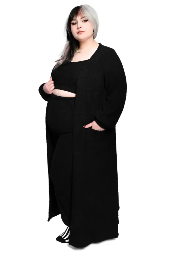 Fuzzy Teddy Lounge Duster - No Restock!