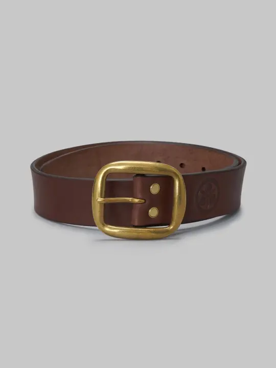 Momotaro Jeans AS-58 Brown Leather Belt
