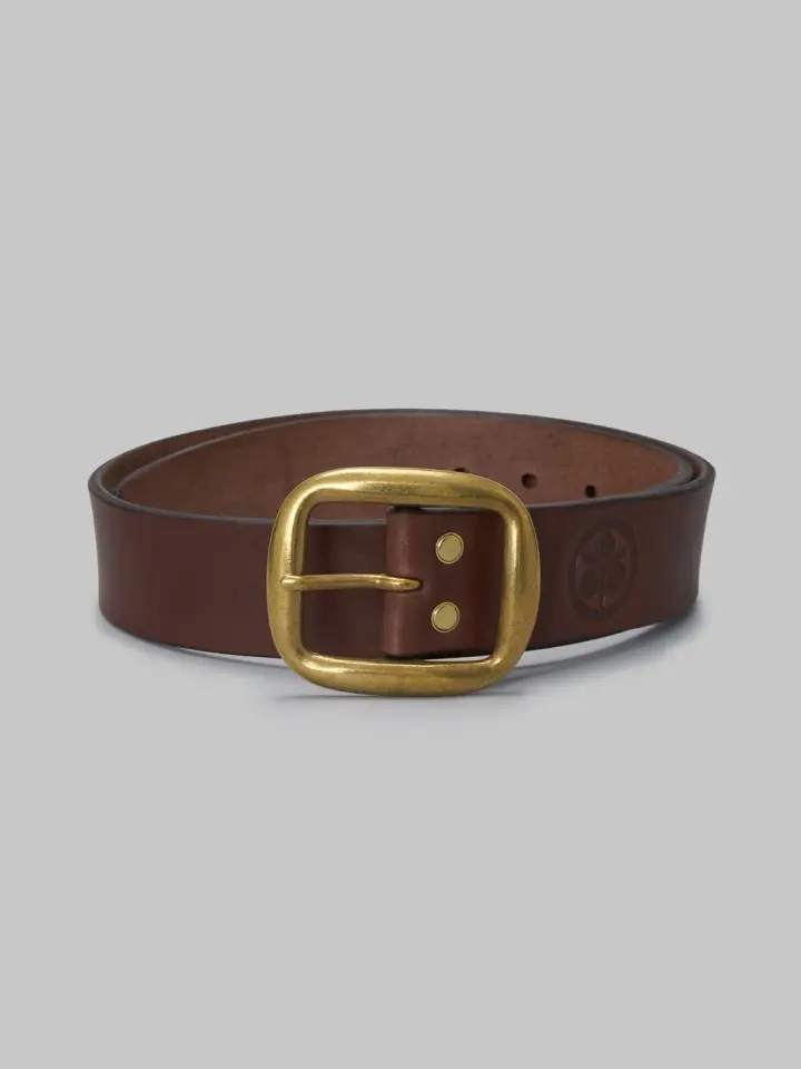 Momotaro Jeans AS-58 Brown Leather Belt