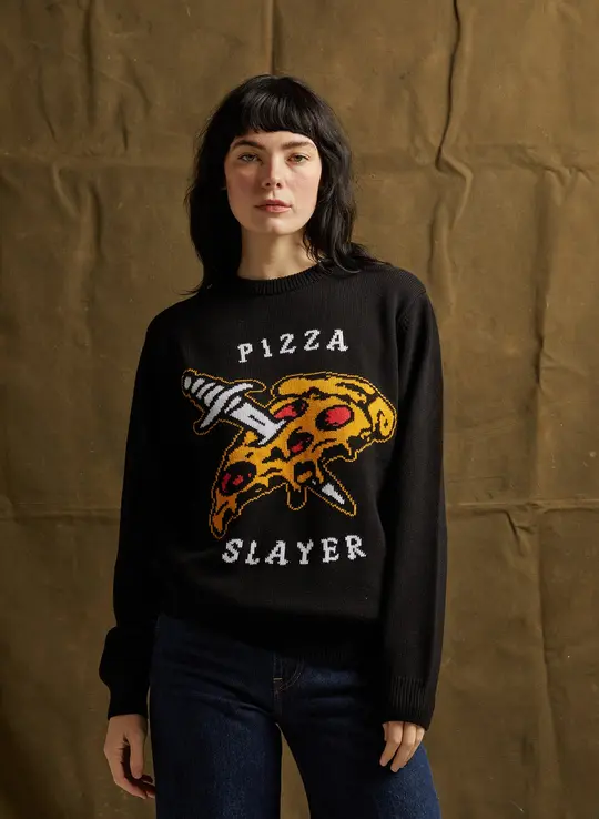 Pizza Slayer Sweater