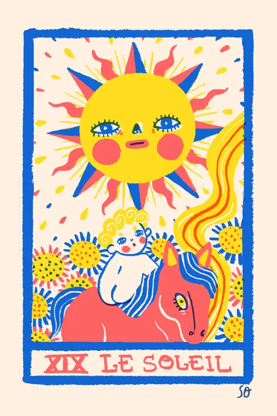 The Sun - Postcard