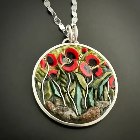 Poppy Garden Pendant