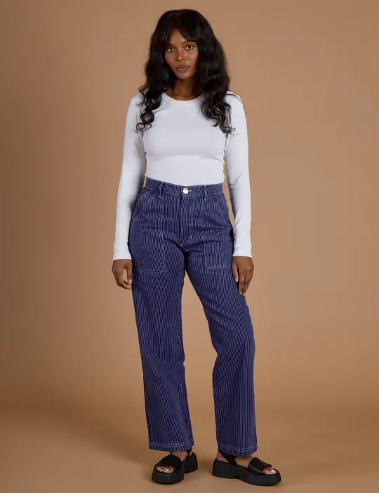 Railroad Denim Work Pants - Faded Grape Overdye *FINAL SALE*