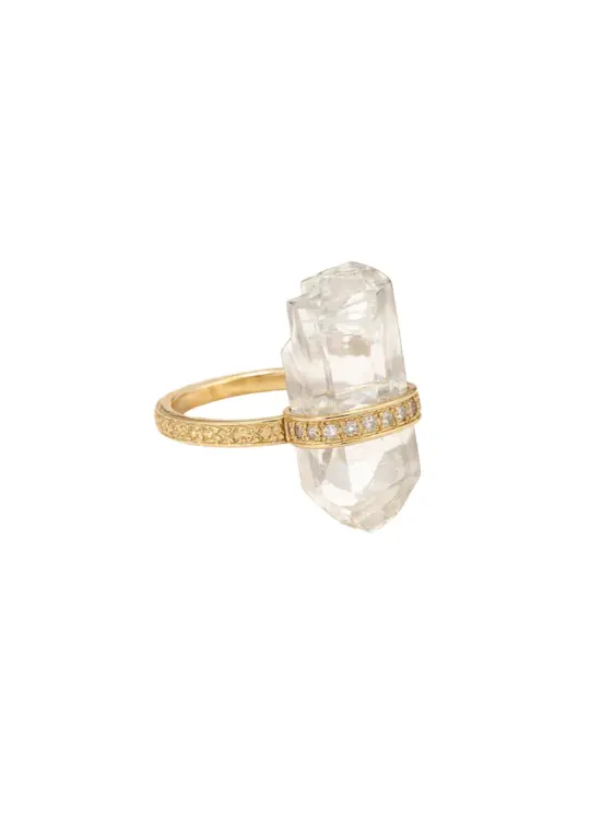 Lumira Ring in Aura Quartz