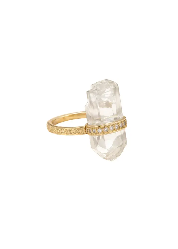 Lumira Ring in Aura Quartz