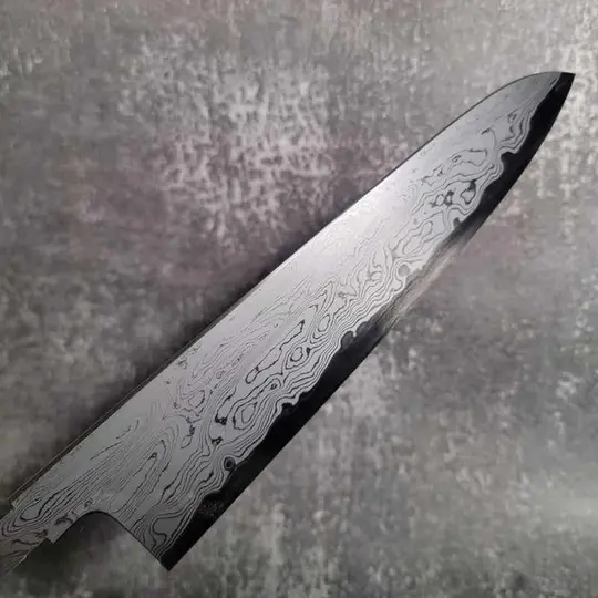 NAKAGAWA X MYOJIN Blue #1 Damascus Gyuto 210mm (no handle)