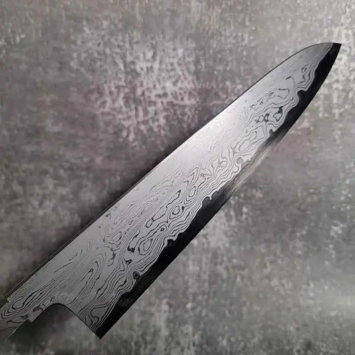 NAKAGAWA X MYOJIN Blue #1 Damascus Gyuto 210mm (no handle)