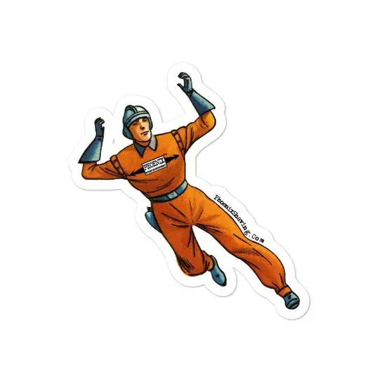 Spaceman Vinyl Sticker | Available in 3 Sizes
