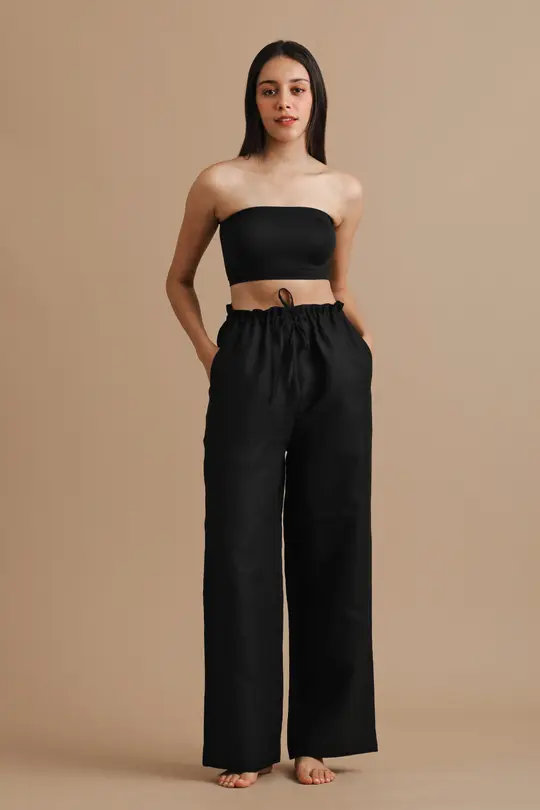 I’m on a break – Linen pajama pants
