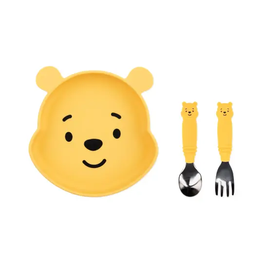 Grip Dish Essential Toddler 3-Piece Mealtime Set: Disney Winnie the Pooh
