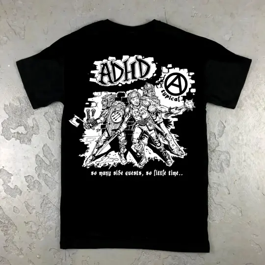 ADHD&D punks shirt