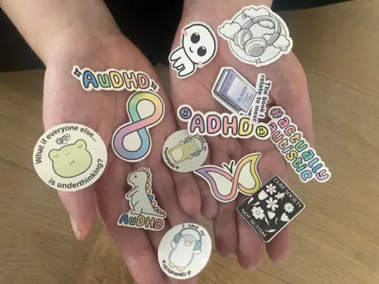 Mini neurodiversity stickers