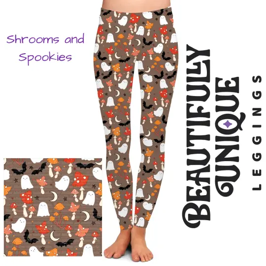 Shrooms & Spookies Exclusive High-Waisted Leggings
