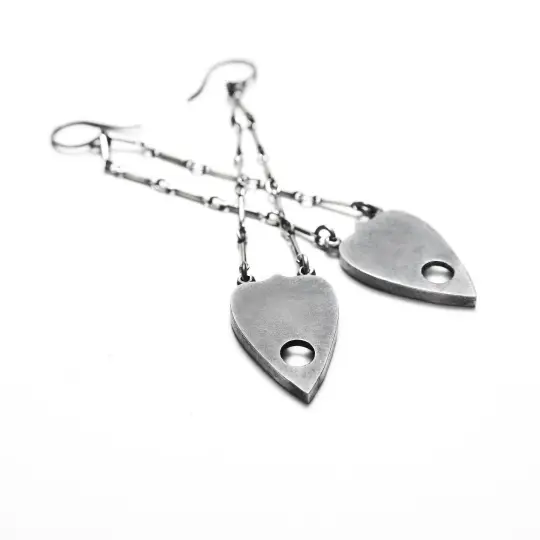 * Ready to Ship* Twin Planchettes. Small Oracle Earrings.