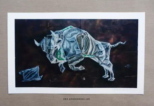 Buffalo Bill $1 USD Giclee print
