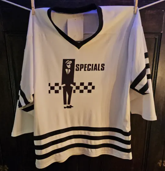 The Specials custom hockey jersey. Mens hockey sizing oversized M