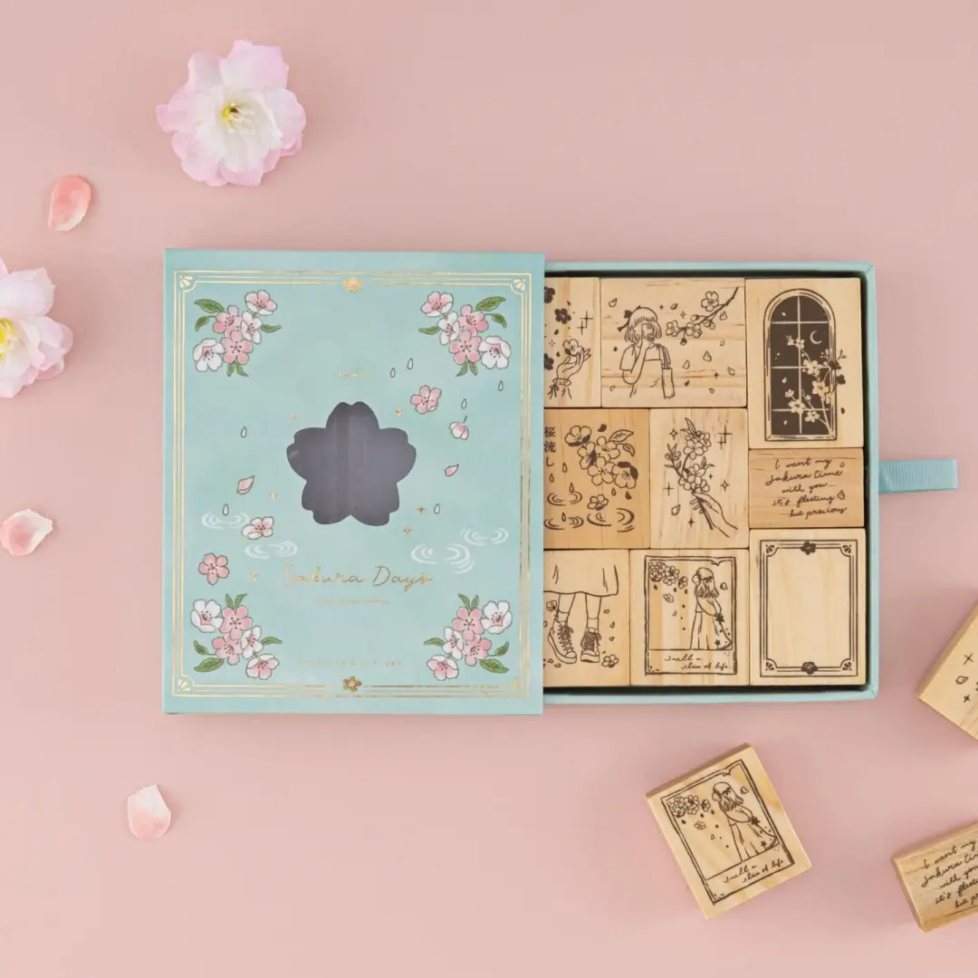 Tsuki ‘Sakura Days’ Bullet Journal Stamp Set ☾