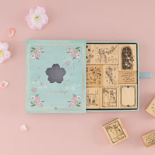 Tsuki ‘Sakura Days’ Bullet Journal Stamp Set ☾