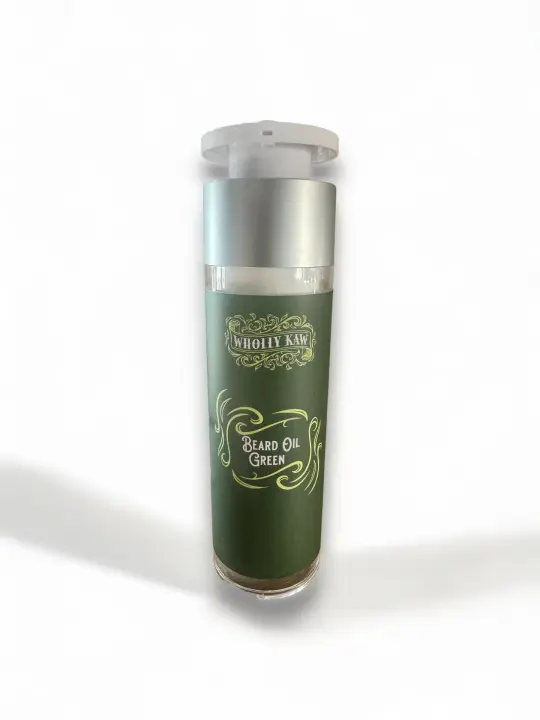 Beard Oil - Green with virgin organic Argan Oil
