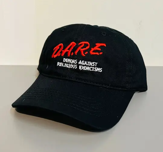 DARE Demons Against Religious Exorcisms Dad Hat