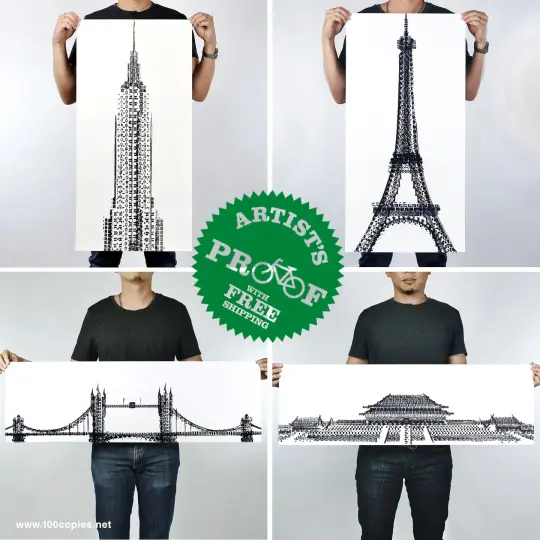 Tyre Tracks series AP - <b>New York, Paris, London & Beijing</b>