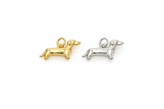 Dachshund Dog Charm, Animal lover charm, CPG-CPS1390