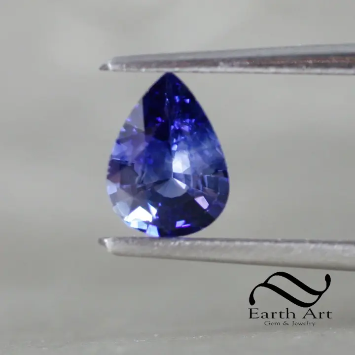 0.94 ct Natural Sapphire - Loose Ceylon blue pear