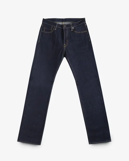 21/23oz Raw Selvedge Denim Straight Cut Jeans - Indigo