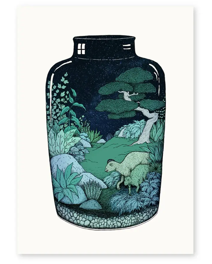 'Night Foragers' Limited Edition Art Print