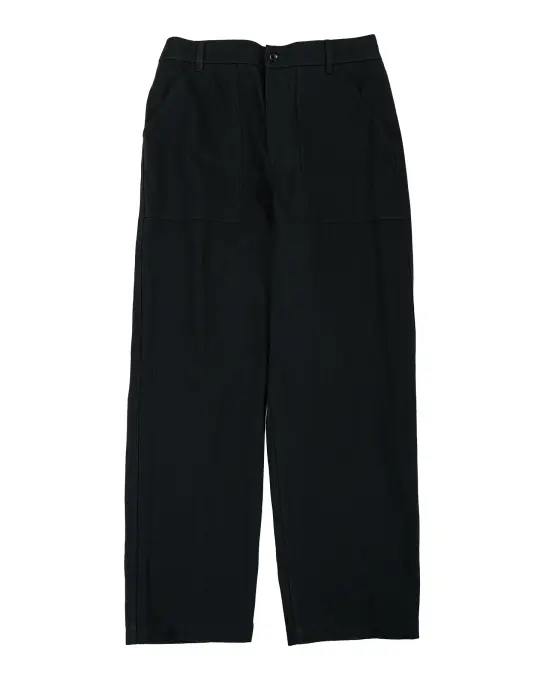 Norse Projects Kvitfjell Relaxed Cotton Wool Herringbone Pant Black