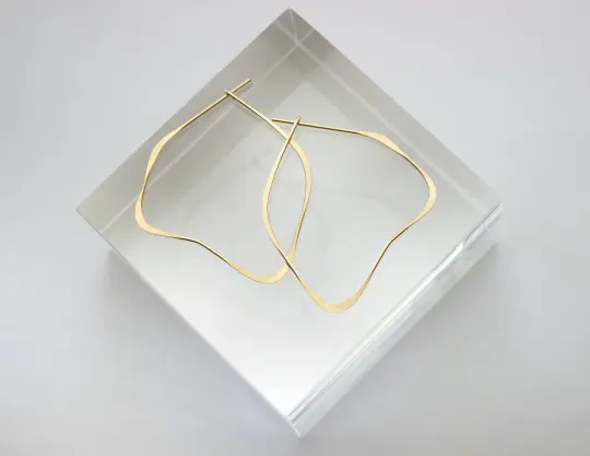 Organic Earrings, Lightweight Statement Earrings, Unique