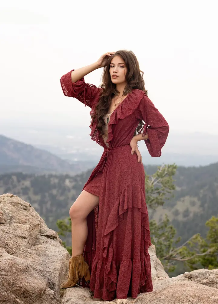 Kaleen Set in Mesa Rose