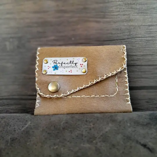 OOAK Hair on Hide Wallet | "Perfectly Imperfect" Leather