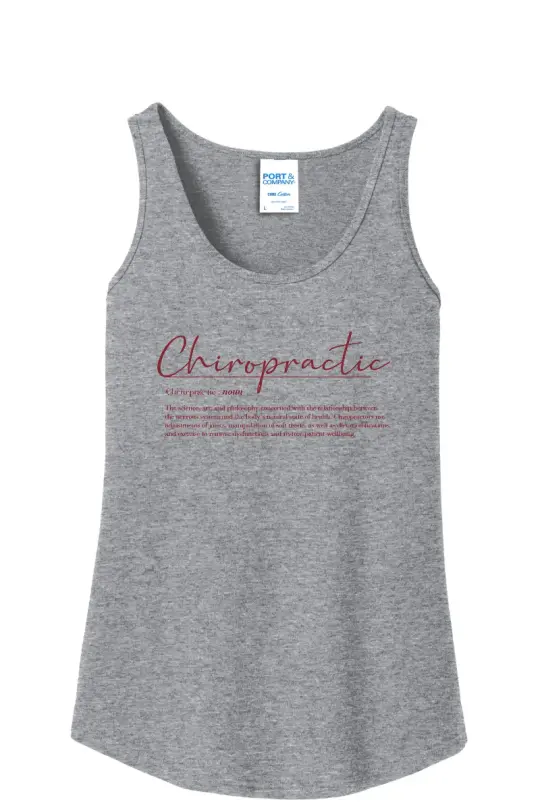 Campbellsville University Chiro S/P LPC54TT Ladies Core Cotton Tank Top