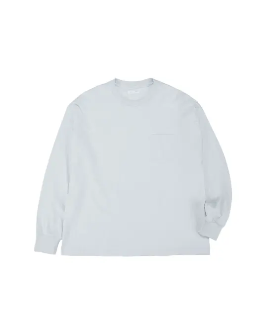 Lady White Co. KAPTAIN SUNSHINE L/S Stripe T-Shirt Baby Blue