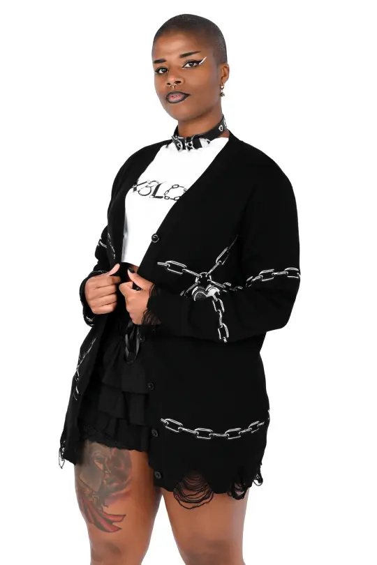 Chained Cardigan - No Restock! - L/XL/2XL left!