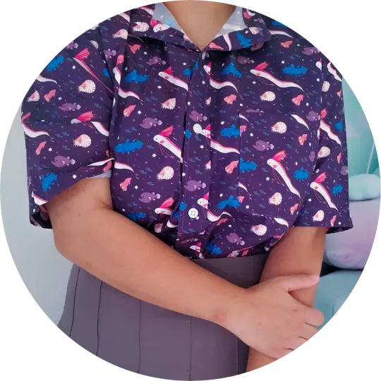 Deep Sea Button-Up Shirt