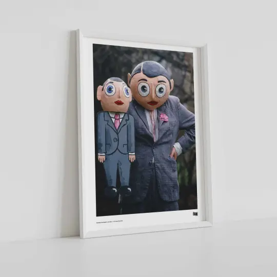 One Man & His Puppet art print