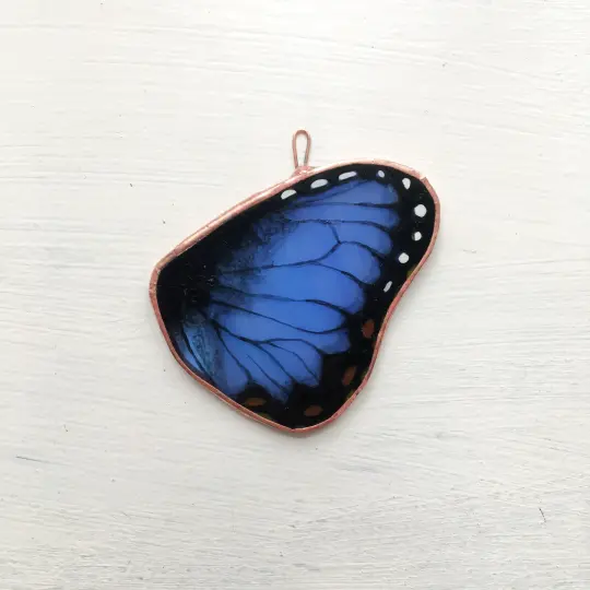 Blue Morpho Butterfly Wing