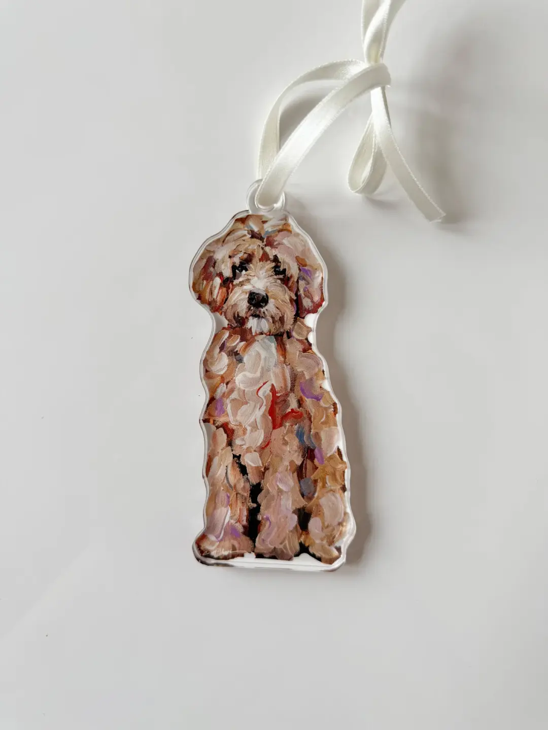 Goldendoodle Classic Acrylic Christmas Dog Ornament