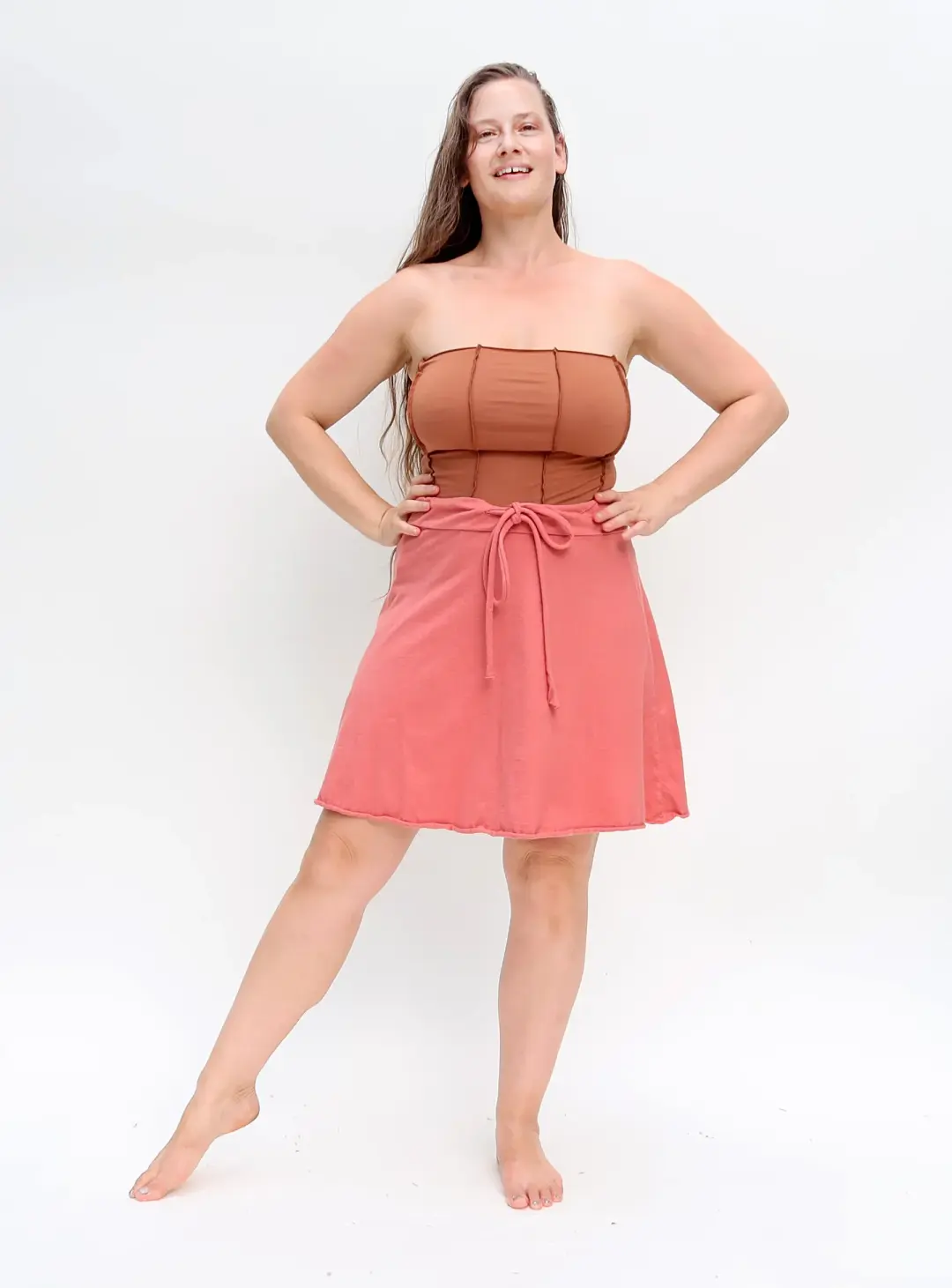Drawstring Waist Wanderer Short Skirt
