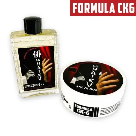 Lo Haiku Artisan Shave Soap & Aftershave Bundle | Ultra Premium Formula CK-6 | Limited Release!
