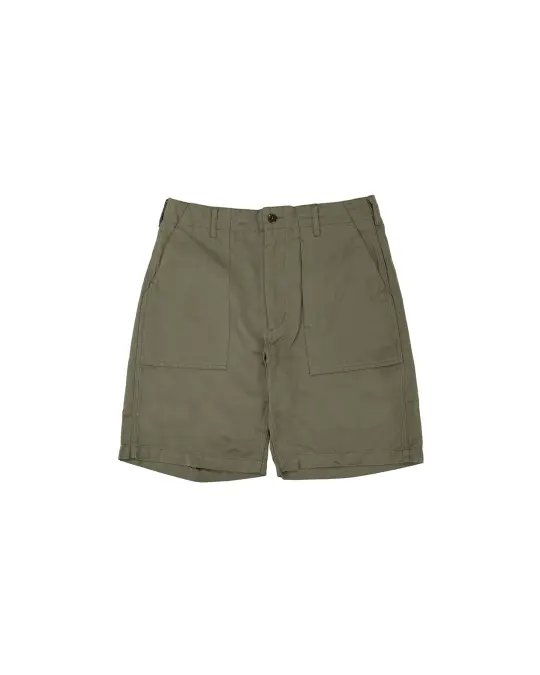Engineered Garments Fatigue Short Olive CL Heavy Twill