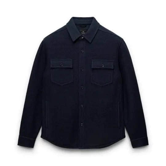 Boiled Wool Warden Standard Overshirt