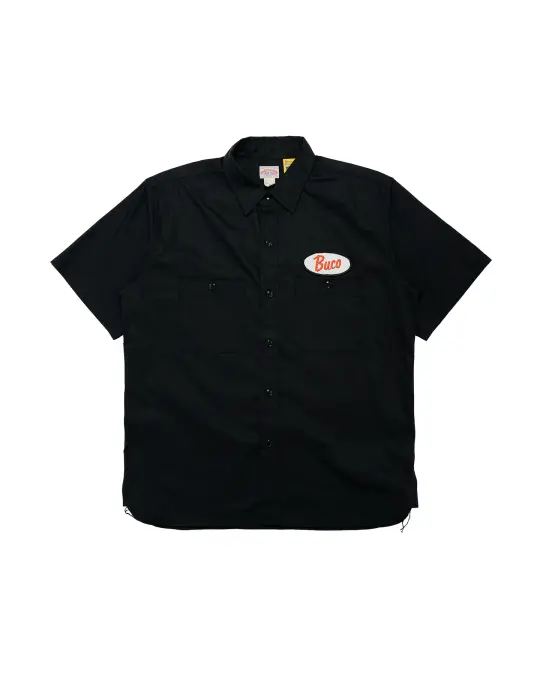 The Real McCoy's BS26001 Buco Workshirt S/S / Look At How Buco Did It! Black