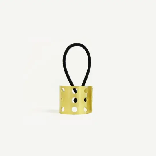 Perforated Modern Hair Tie