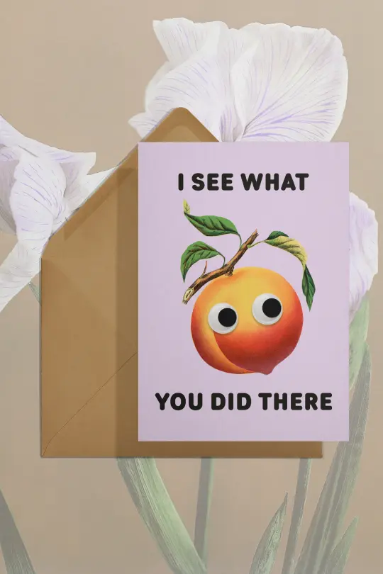 I See What You Did Card