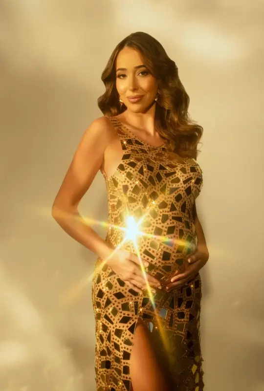 Talia mirrored Gown